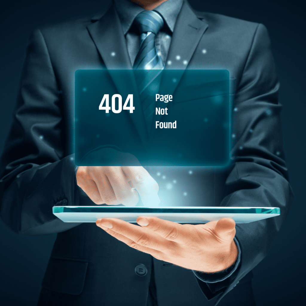 Internet error code for missing page