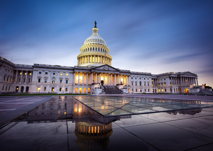 The United States Capitol building, Washington, D.C.